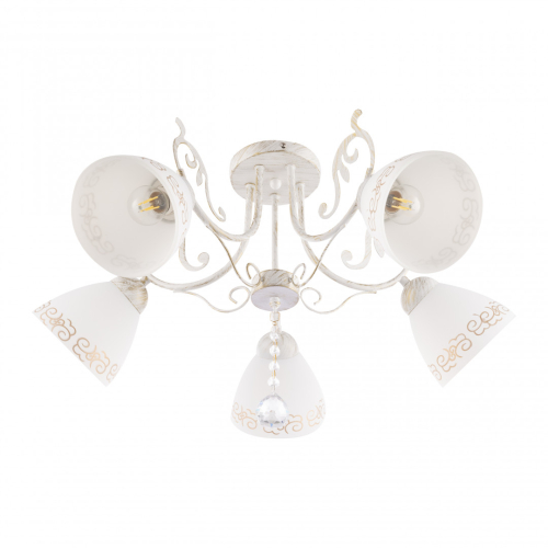 Потолочная люстра Arte Milano 341900/5 WT+G изображение в интернет-магазине Cramer Light фото 4