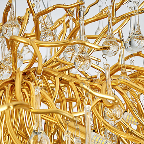 Подвесная люстра ImperiumLoft Droplet Chandelier Circle 213701-22 изображение в интернет-магазине Cramer Light фото 5