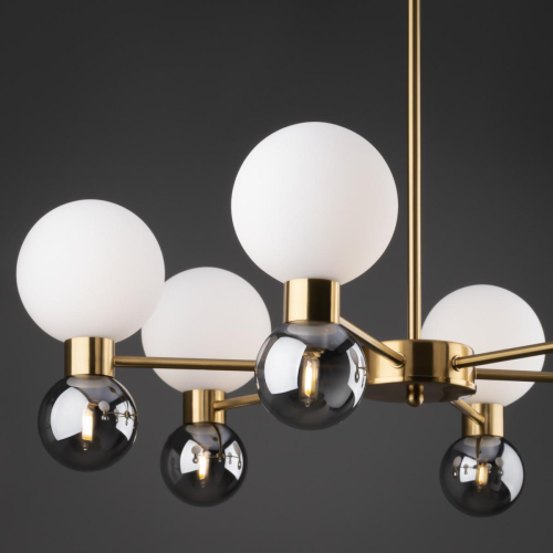 Люстра на штанге Freya Bony FR5394CL-12BS изображение в интернет-магазине Cramer Light фото 8