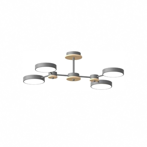 Люстра на штанге LED4U L3215-630 GR изображение в интернет-магазине Cramer Light