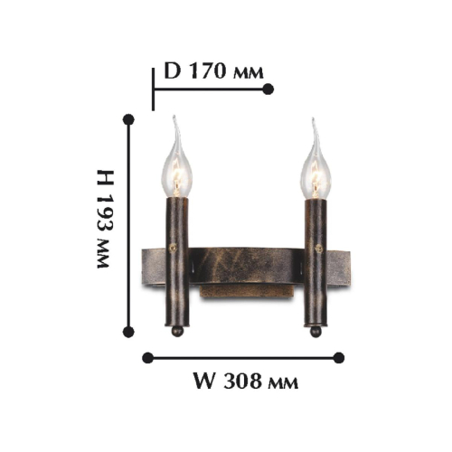 Бра Favourite Fortezza 1144-2W дополнительное фото фото 2