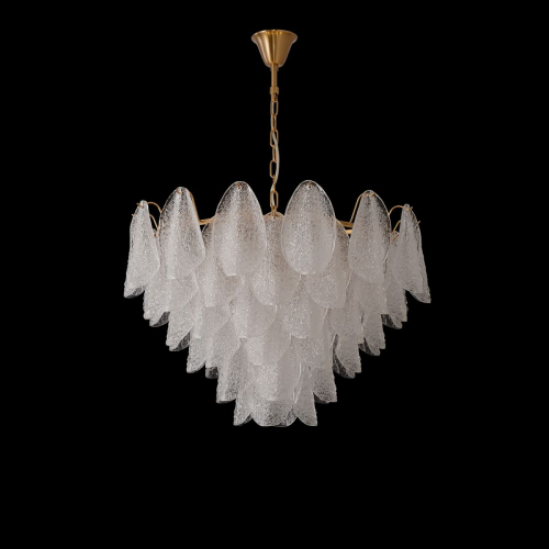 Подвесная люстра Crystal Lux EMILIA SP12 BRASS изображение в интернет-магазине Cramer Light