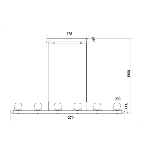 Подвесная люстра Mantra Alabastro 9436 изображение в интернет-магазине Cramer Light фото 4