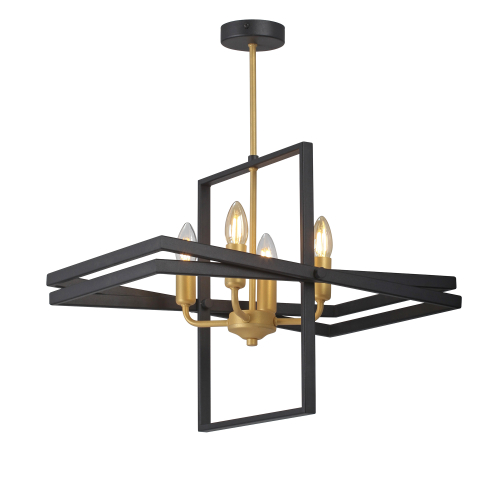 Люстра на штанге Vitaluce V3004-1/4PL изображение в интернет-магазине Cramer Light фото 2