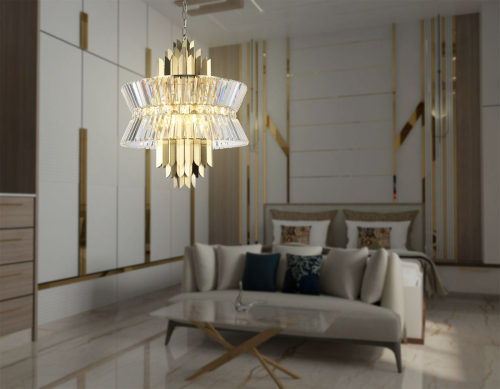 Подвесная люстра Ambrella Light High Light Crystal LH41017 изображение в интернет-магазине Cramer Light фото 6
