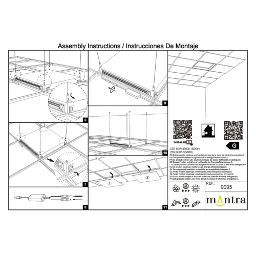 Встраиваемый светильник Mantra Blue Sky 9095 изображение в интернет-магазине Cramer Light фото 9