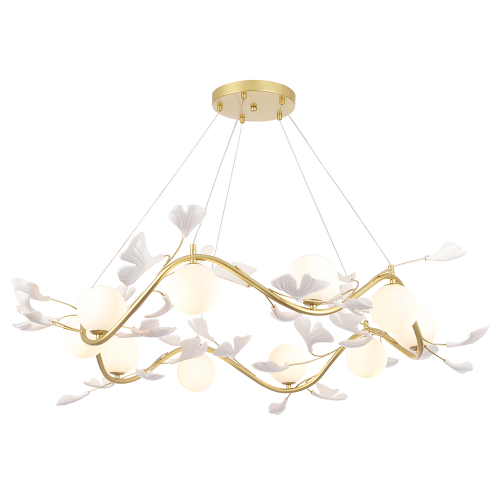 Подвесная люстра Crystal Lux COLIBRI SP10 GOLD изображение в интернет-магазине Cramer Light фото 4