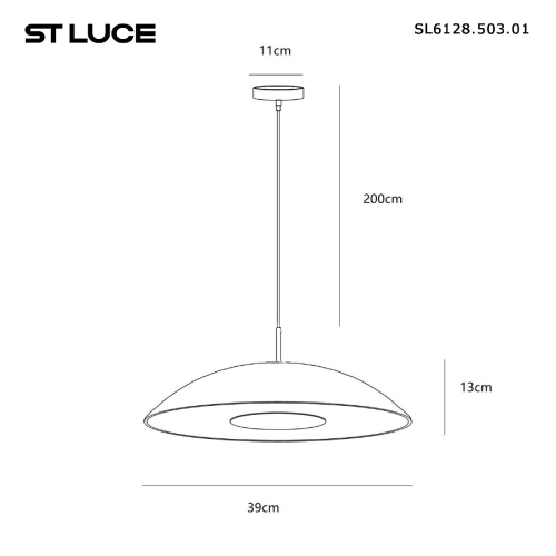 Подвесной светильник ST Luce Lid SL6128.503.01 изображение в интернет-магазине Cramer Light фото 6