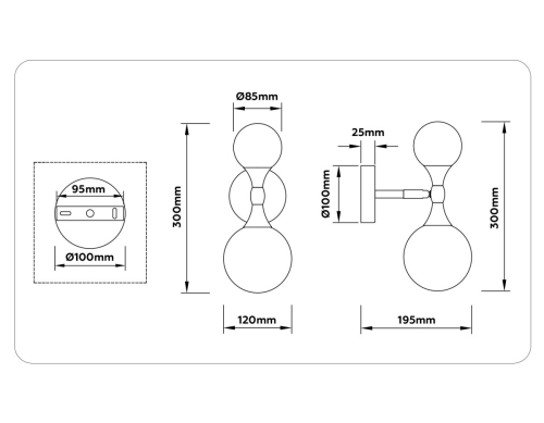 Бра Ambrella Light High Light Modern LH51053 дополнительное фото фото 6