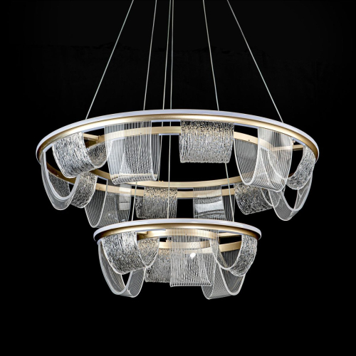 Подвесная люстра LED4U L7706-800-460 GD изображение в интернет-магазине Cramer Light фото 3