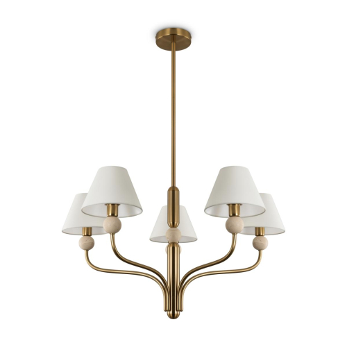 Люстра на штанге Freya Aurelia FR2058PL-05BS изображение в интернет-магазине Cramer Light фото 15