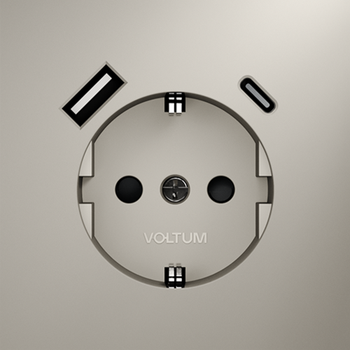 Розетка с USB, A+C Voltum S70 VLS040503 дополнительное фото фото 3