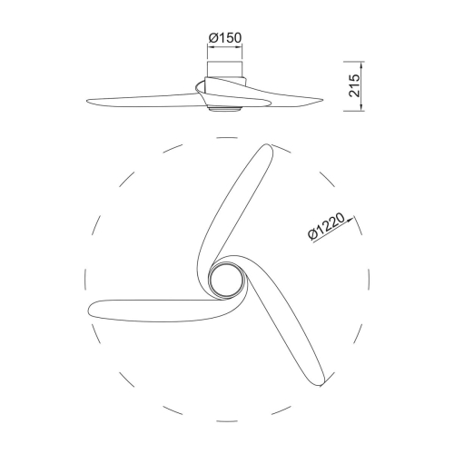 Люстра-вентилятор Mantra Groenland 9067 изображение в интернет-магазине Cramer Light фото 3