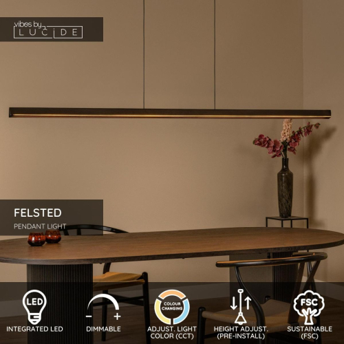 Подвесной светильник Lucide Felsted 01403/28/70 изображение в интернет-магазине Cramer Light фото 3
