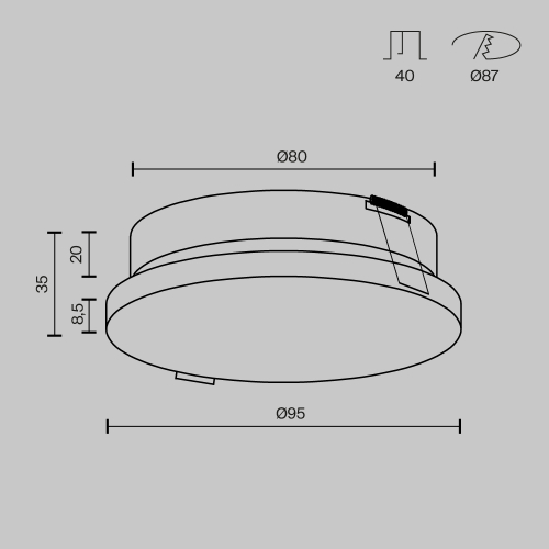 Встраиваемый светильник Maytoni Pauline DL067-GX53-W изображение в интернет-магазине Cramer Light фото 8