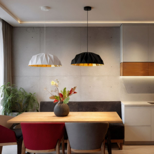 Подвесной светильник Denkirs Origami DK6655-WH+SG изображение в интернет-магазине Cramer Light фото 4