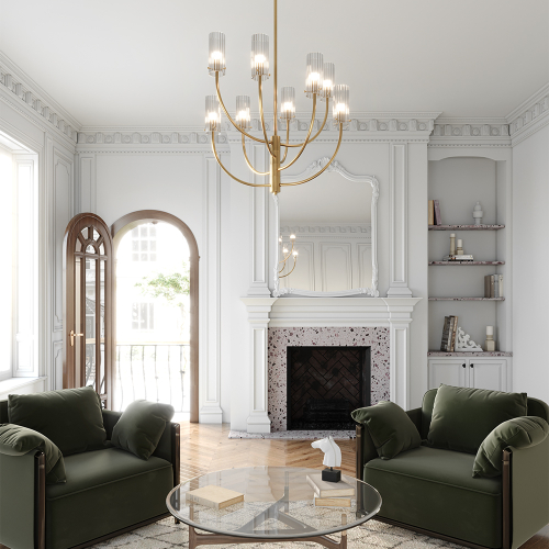 Люстра на штанге Maytoni Arco MOD223PL-08BS изображение в интернет-магазине Cramer Light фото 7