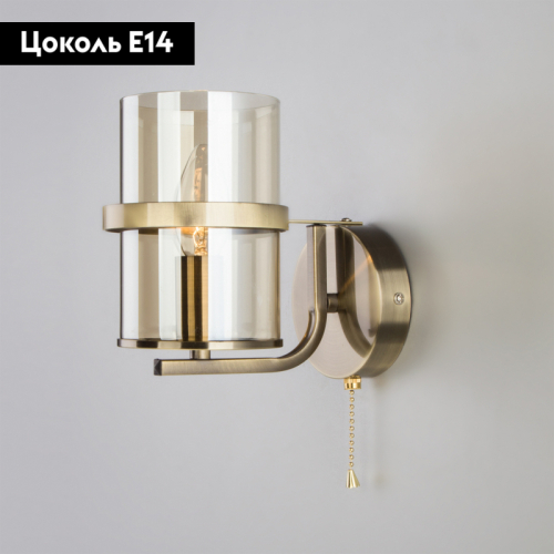 Бра Eurosvet 60085/1 античная бронза дополнительное фото фото 2