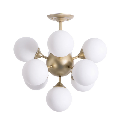 Люстра на штанге ARTE Lamp A2704PL-9SG изображение в интернет-магазине Cramer Light