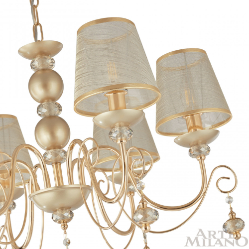 Подвесная люстра Arte Milano 347620/6 FGD изображение в интернет-магазине Cramer Light фото 6