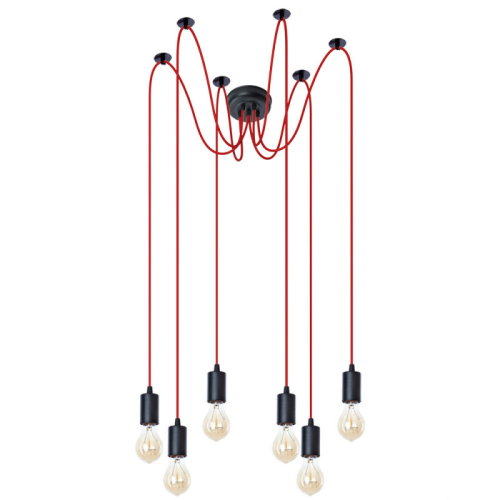 Подвесная люстра ARTE Lamp A4322SP-6RD изображение в интернет-магазине Cramer Light