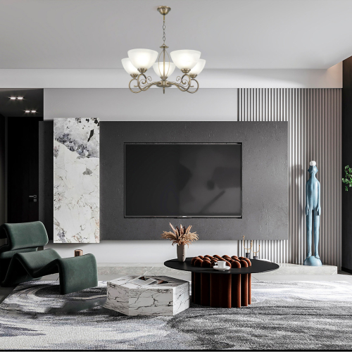 Подвесная люстра Arte Milano Amalfi 330656/5 AB изображение в интернет-магазине Cramer Light фото 2