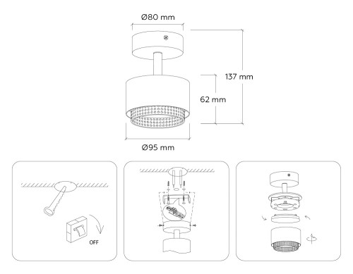 Спот Ambrella Light Techno family TN71282 изображение в интернет-магазине Cramer Light фото 7