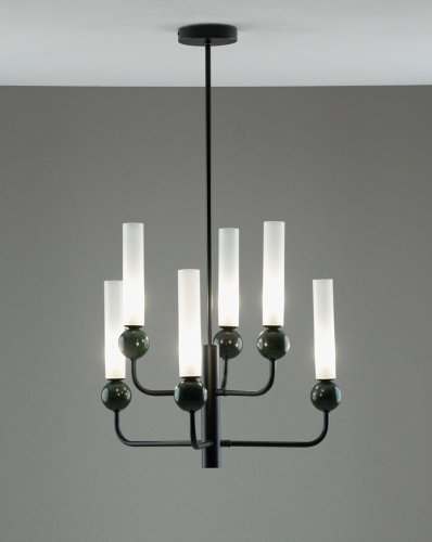 Люстра на штанге Moderli Illis V11792-6P изображение в интернет-магазине Cramer Light фото 3