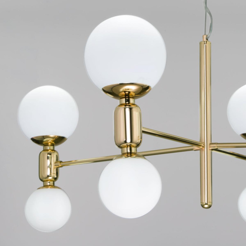 Подвесная люстра Eurosvet Bubble 30182/8 золото a063207 изображение в интернет-магазине Cramer Light фото 2