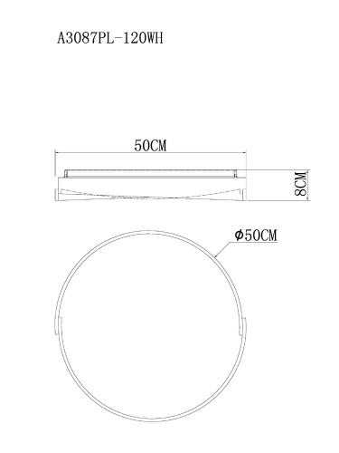 Потолочный светильник Arte Lamp Zibal A3087PL-120WH изображение в интернет-магазине Cramer Light фото 2