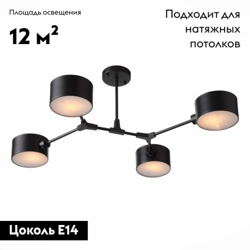 Потолочная люстра Evoluce Gimento SLE183402-04 изображение в интернет-магазине Cramer Light фото 2