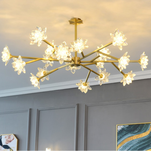 Люстра на штанге ImperiumLoft Lotos 203938-26 изображение в интернет-магазине Cramer Light фото 4