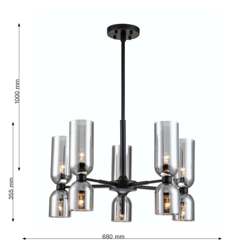 Люстра на штанге Favourite Amusing 2877-5P изображение в интернет-магазине Cramer Light фото 6