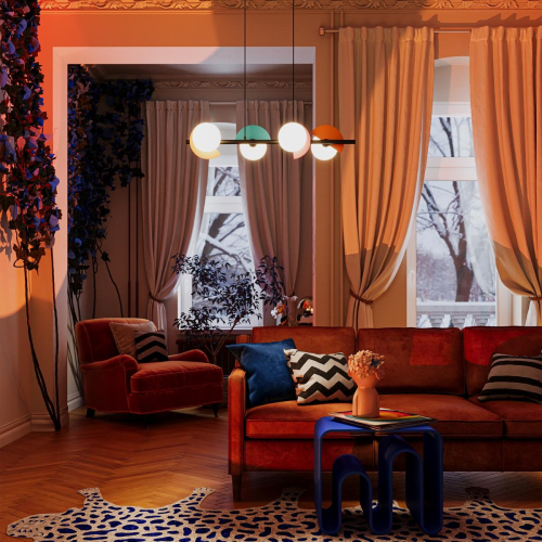 Подвесная люстра Freya Sepia FR5391PL-04CFL изображение в интернет-магазине Cramer Light фото 4