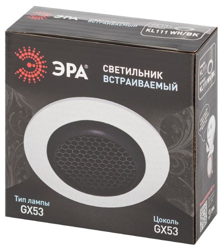 Встраиваемый светильник Эра KL111 WH/BK Б0061537 изображение в интернет-магазине Cramer Light фото 6