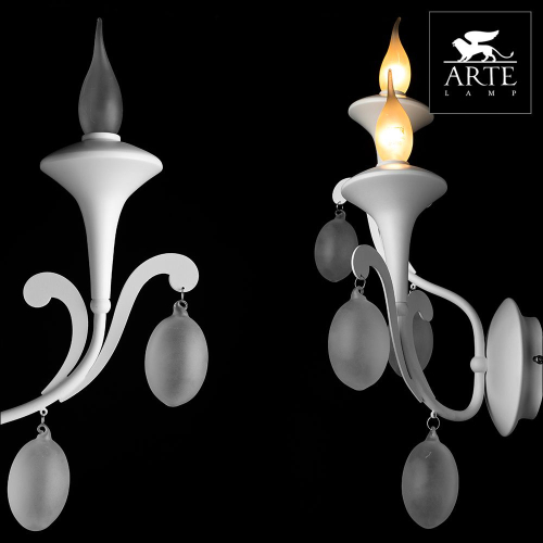 Бра Arte Lamp Montmartre A3239AP-2WH дополнительное фото фото 2