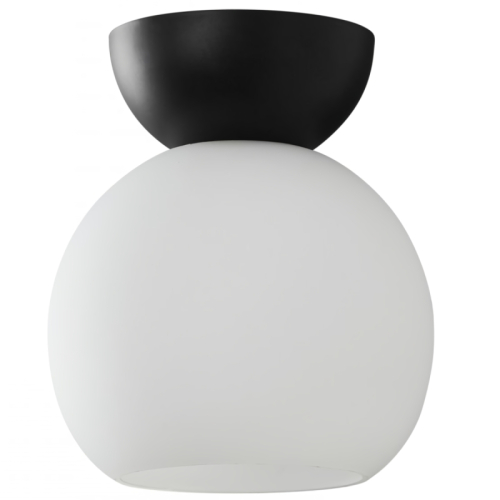 Потолочный светильник iLamp Mono C6079-1 BK+WH изображение в интернет-магазине Cramer Light