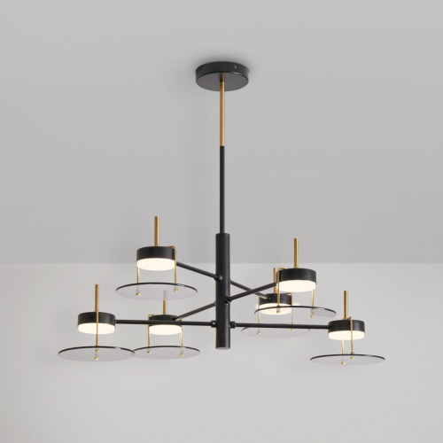 Люстра на штанге Freya Moon FR5513PL-06BBZ1 изображение в интернет-магазине Cramer Light фото 7