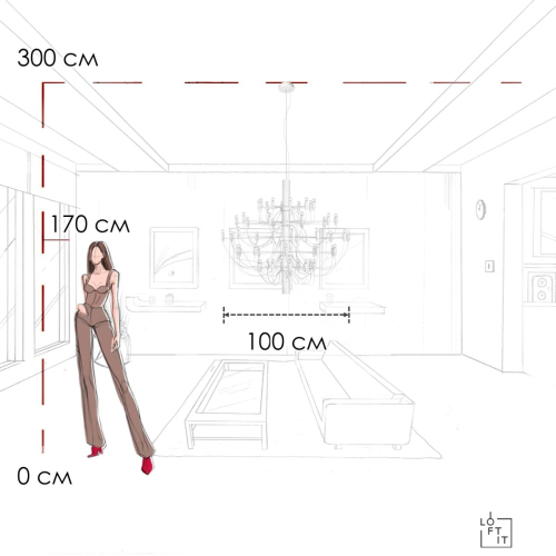 Подвесной светильник Loft IT Gino 10196/1000 White изображение в интернет-магазине Cramer Light фото 6