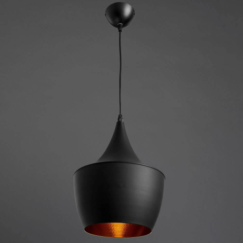Подвесной светильник Arte Lamp Cappello A3407SP-1BK изображение в интернет-магазине Cramer Light фото 3