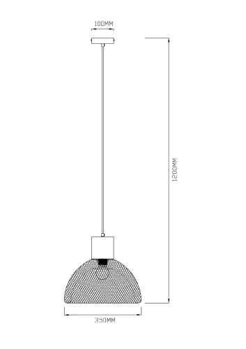 Подвесной светильник Arte Lamp Castello A7046SP-1BK изображение в интернет-магазине Cramer Light фото 3