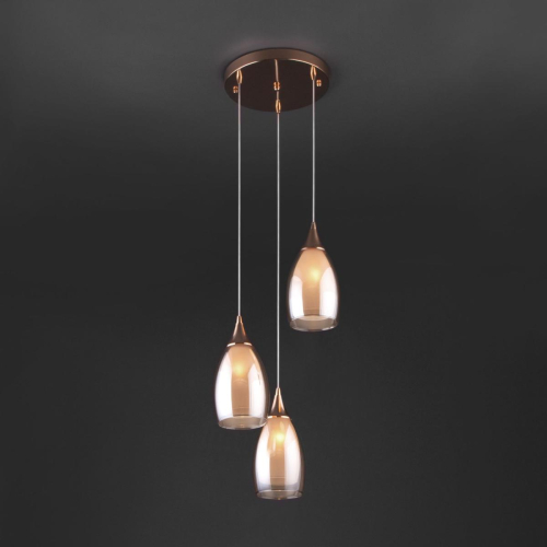 Подвесная люстра Eurosvet Cosmic 50085/3 золото изображение в интернет-магазине Cramer Light фото 5