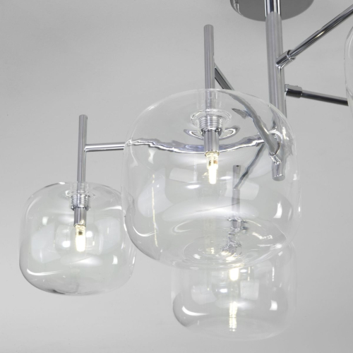 Потолочная люстра Eurosvet Jar 70128/5 хром изображение в интернет-магазине Cramer Light фото 3