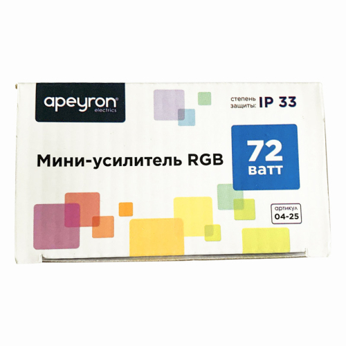 Мини-усилитель RGB Apeyron 04-25 изображение в интернет-магазине Cramer Light фото 2