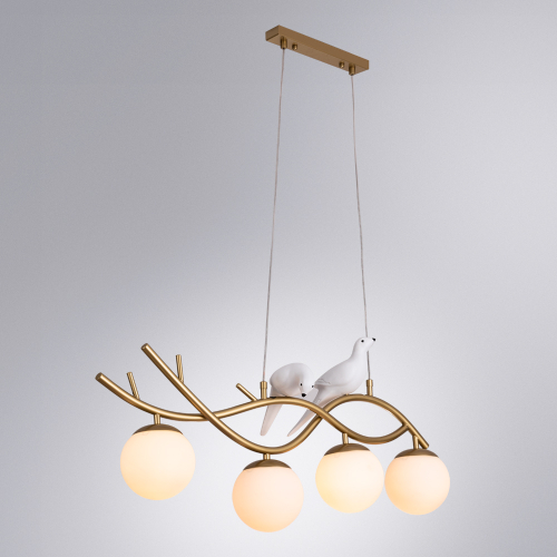 Подвесная люстра Arte Lamp Eltanin A3422SP-4GO изображение в интернет-магазине Cramer Light фото 3