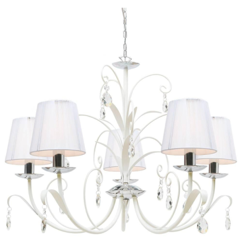 Подвесная люстра Arte Lamp Romana Snow A1743LM-5WH изображение в интернет-магазине Cramer Light