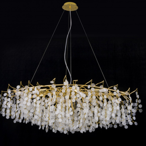 Подвесная люстра iLamp Savage 7004-L1200 GD изображение в интернет-магазине Cramer Light